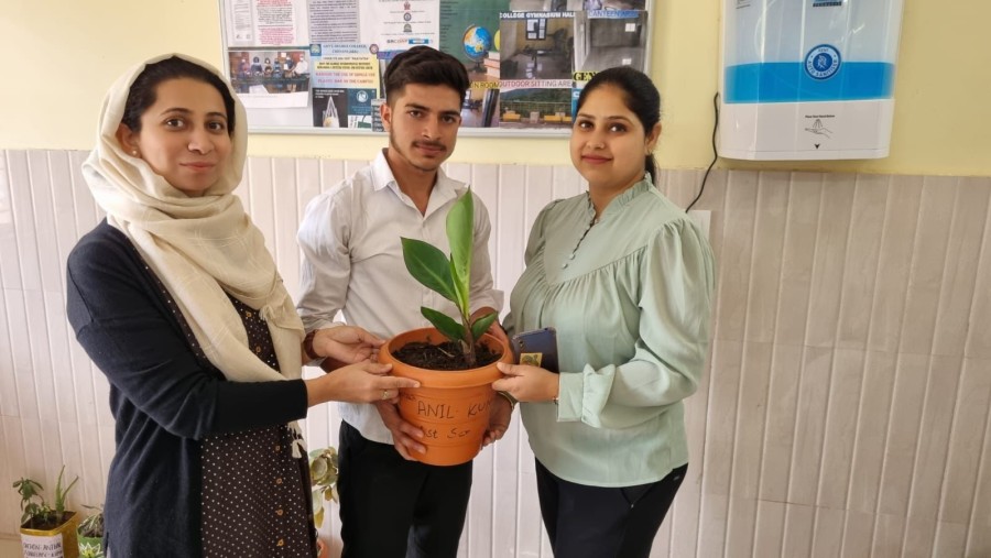 GOVERNMENT DEGREE COLLEGE, CHENANI CELEBRATES THE WORLD EARTH DAY